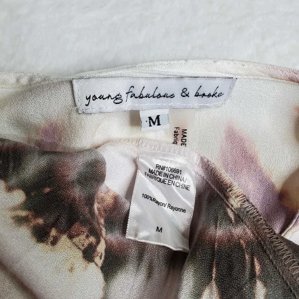 Young Fabulous & Broke Jillian Dress Mauve Harvest Size M NWT - Picture 11 of 12